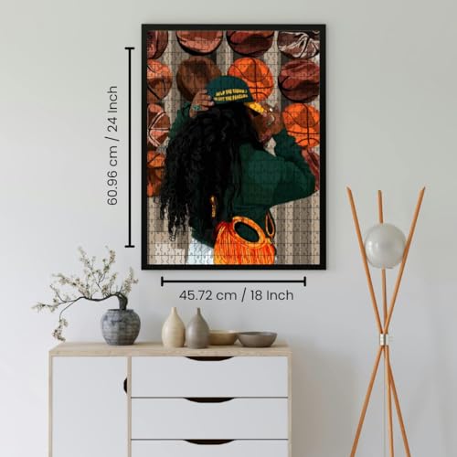 Puzzle 1000 Piezas Moda y Baloncesto 18x24 Pulgadas miniatura 2
