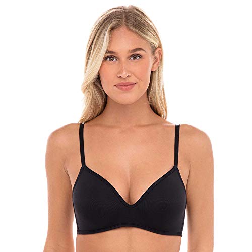 René Rofé Lingerie Women's 4 Pack Soft Foam Wireless Soft T Shirt Bra (Basic 4 Pack, 36D) #TOP2
