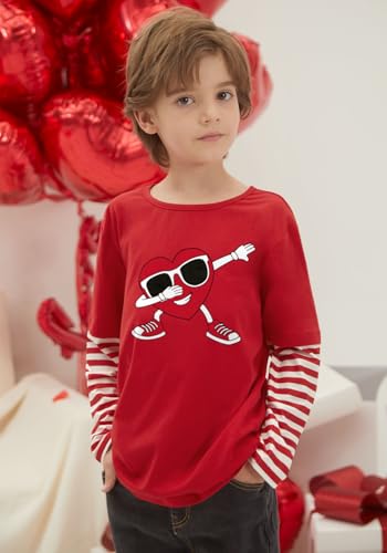 Image of BesserBay Valentines Day Unisex Kids Long Sleeve Top 2-14 Years