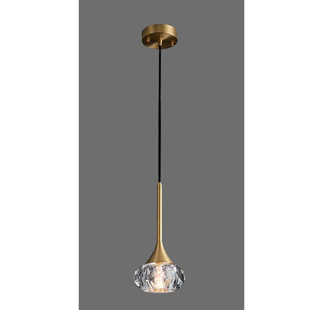 Luminaires suspendus modernes et grand lustre en verre pour duplex