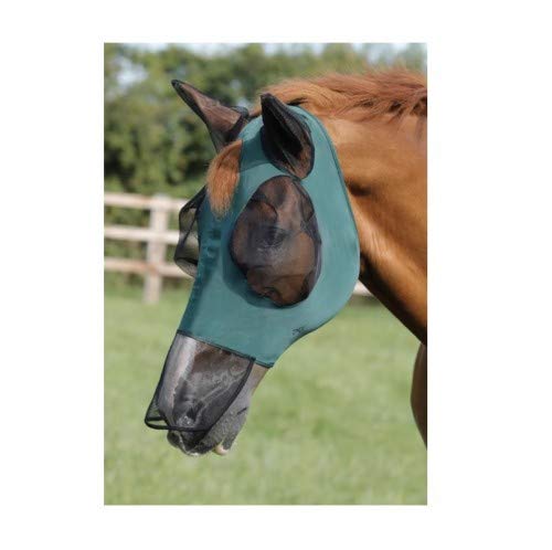 Premier Equine Comfort Tech Xtra Masque anti-mouches en Lycra Vert Taille S Cover