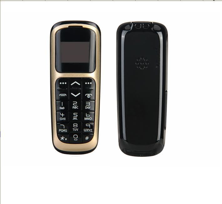 LONG-CZ V2 Bee Mini Téléphone Portable - Le Plus Petit et Fin du Monde Avec Bluetooth, Changeur de Voix Magice, Carte Micro
