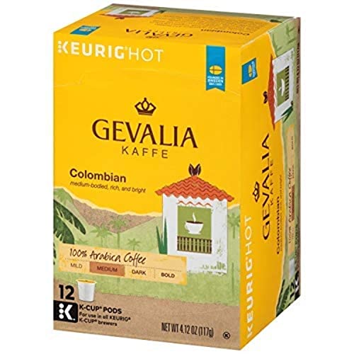 Gevalia Medium Roast Colombia K-Cup Coffee Pods (72 Pods (6 Boxes Of 12)) #TOP4