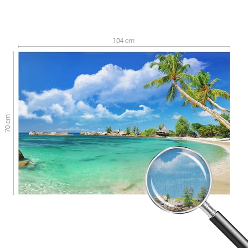 Murales adhesivos para tapar imperfecciones con estampado de paraíso tropical 5