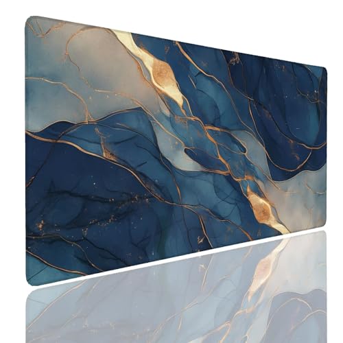 Tapis de bureau gaming marbre pour décorer et organiser un espace de travail