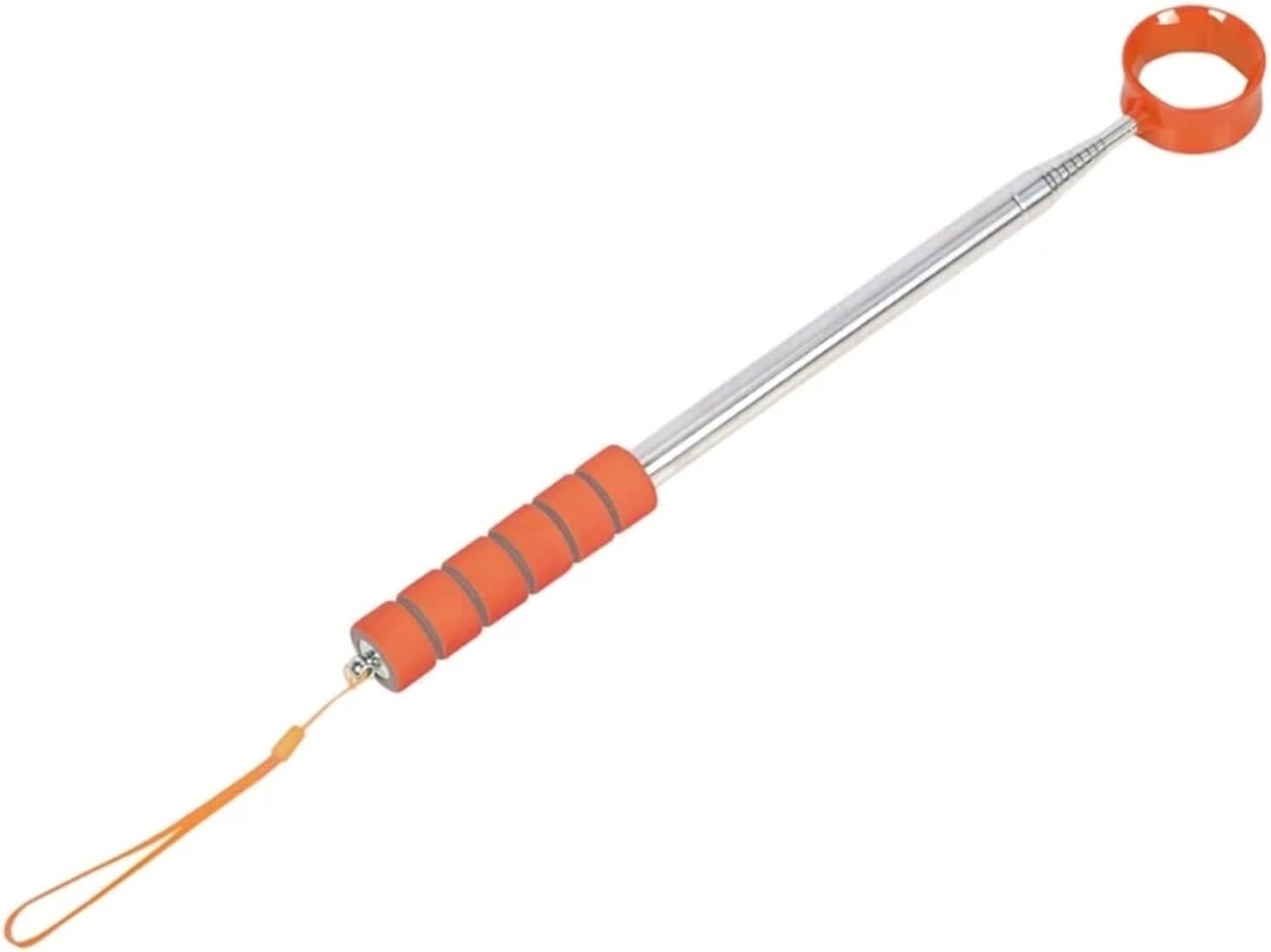 Telescopic Golf Ball Retriever with Claw Grabber & Suction Tip, Stainless Steel Pick Up Tool