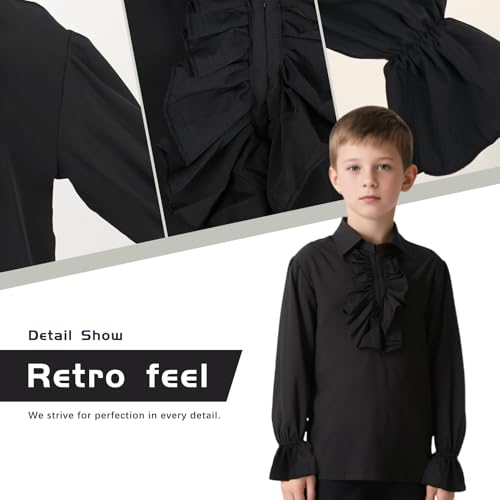 Camisa Medieval para Niños Manga Larga Renacentista miniatura 3