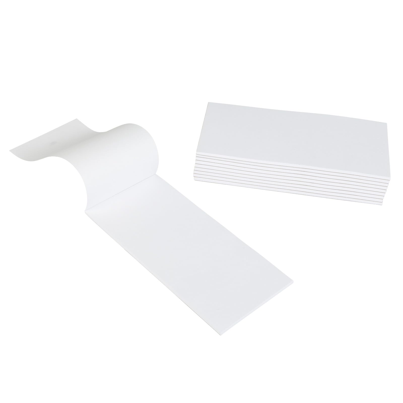 Idena Blocs de serveur 10 pièces 50 feuilles 7 x 15 cm papier 70 g/m² vierge collé en haut
