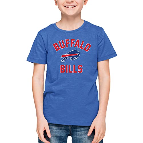 Team Fan Apparel NFL Youth Gameday Football T-Shirt, Lightweight Tee, Tagless Sports Gear, Boys and Girls Apparel (Buffalo Bills - Royal, Medium)