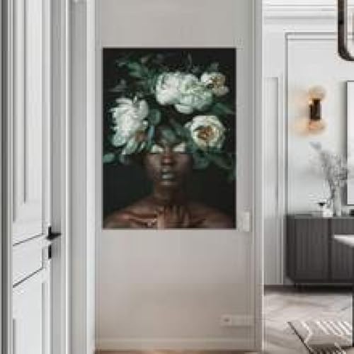 Art mural affiches et impressions de portrait féminin sur toile de qualité premium