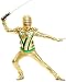 Charades Child Golden Ninja Series III Costume, Gold, Medium