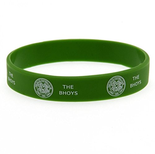 Officiel Celtic Glasgow FC Vert Bracelet en Caoutchouc