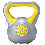 IRONMAN CLUB(鉄人倶楽部)ケトル ダンベル 錆びないセメントタイプ KW-779 C:イエロー 4kg