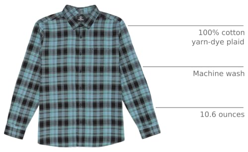 Image of Volcom Men's Caden Plaid Long Sleeve