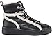 GUESS FL8RMSELE12 Women's Ramsi Lace Up High Top Sneaker Trainers (Black, UK 8), Black, 8 UK