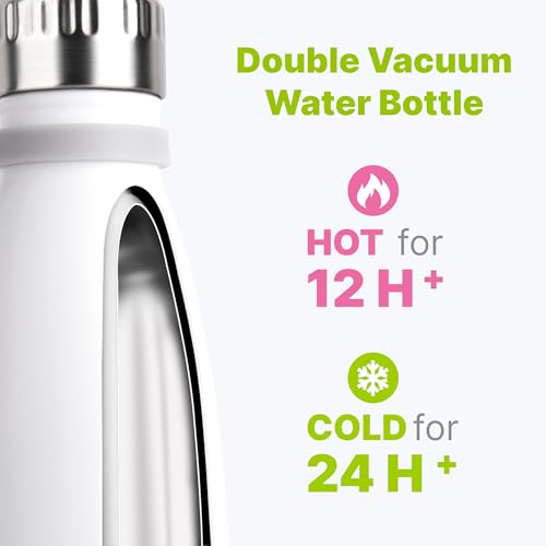 Image of 12 oz Kids Water Bottle for School, Stainless Steel Insulated Flask