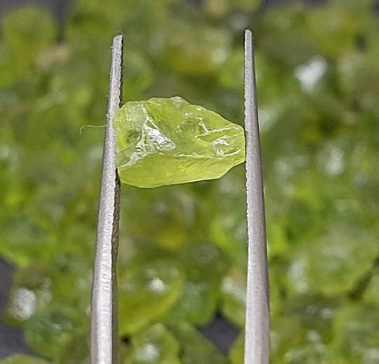 Miniatura 9 de Krishiv Exports - 10 piezas, peridoto natural, piedra preciosa en bruto, peridoto verde, peridoto suelto, semiprecioso crudo, joyería de peridoto de