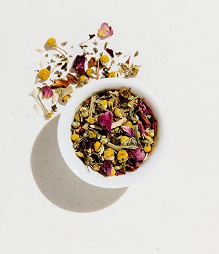 Art of Tea | Organic Sleep 1oz (Chamomile, Spearmint, Valerian Tea) | Wellness Loose Leaf Artisan Tea | Bedtime and Relaxation tea - Image 3