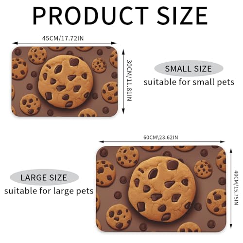 Tapis alimentation chat imperméable gamelle eau absorbant 30x45