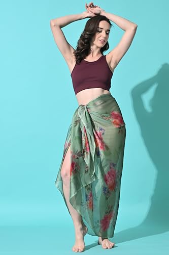 Image of MIRCHI FASHION Western Summer Beachwear Swimsuit Coverup Sarong for Women