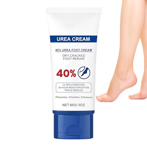 Stronrive Crema Para Pies | Crema Hidratante Para Talones Sin Pegajosidad - Loción Corporal Para Uñas Talones Piel Seca Aspera Deportistas Codos Pedicuría