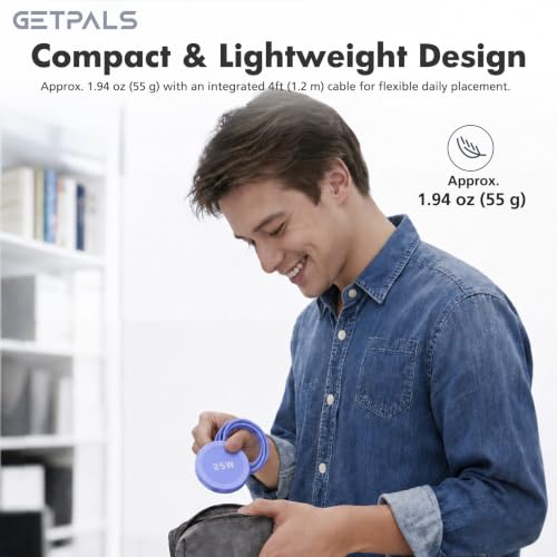 Image of 25W Magnetic Portable Fast Wireless Charging Pad for Apple iPhone Series