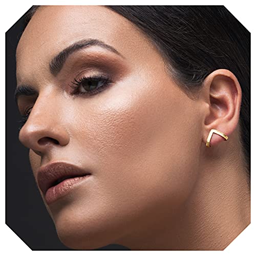 Pair of gold earring studs minimalist mothers day gift for her mom jewelry huggie earrings for women geometric earrings hypoallergenic earrings triangle earrings unusual Emmanuelaรยฎ Pair of gold earring studs minimalist mothers day gift for her mom jewelry huggie earrings for women geometric earrings hypoallergenic earrings triangle earrings unusual Emmanuelaรยฎ