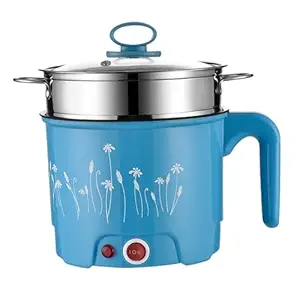 CALANDIS Electric Pots Multipurpose Portable Noodles Cooker for Steak Cooking Noodles | 1 Electric Hot Cooker with Steamer (EU Adapter) '