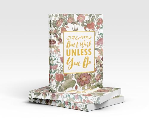 Image of AccuPrints Premium Soft Bound Notebook Diary for Girls and Women (A5,192 Ruled Pages with planner, 80 GSM) (Flower Perfect)