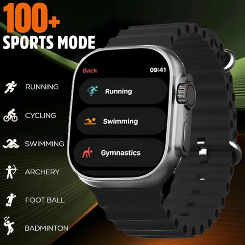 Image of chaebol HD Display Smartwatch for Men & Women | Bluetooth Calling | Heart Rate | Sleep Monitor | 113+ Sports Modes | Step Counter | IP67 Waterproof | Smartwatch for Android & iOS - (Black)