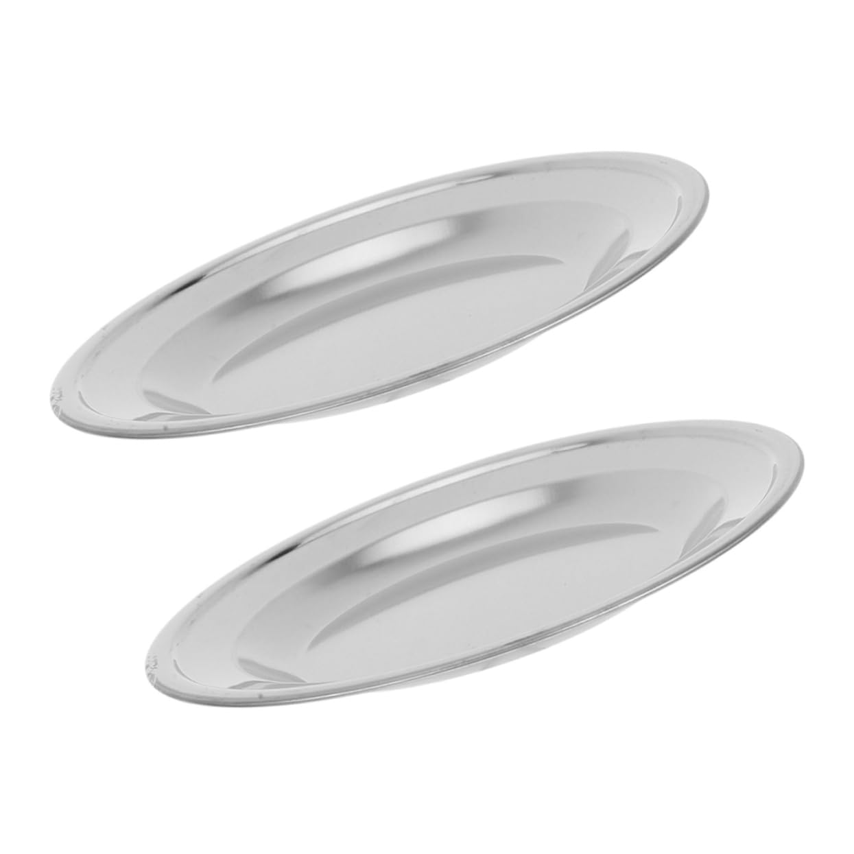Alipis 2pcs Stainless Steel Tea Bag Organizer Round Plate for Tidy Cabinet Storage Multifunctional Metal Tray for Tea Bags and Items Dish