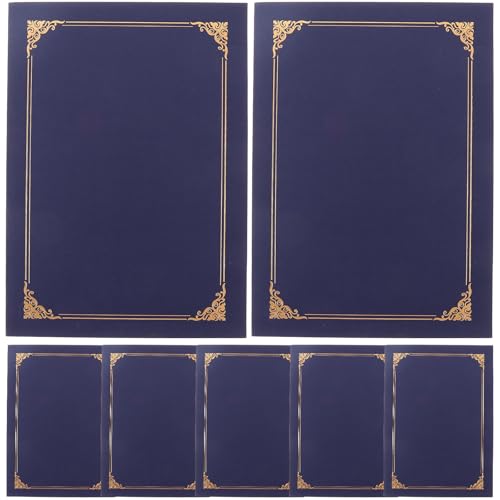 Couvertures de certificat pour cérémonies et événements de bureau POPETPOP 10pcs