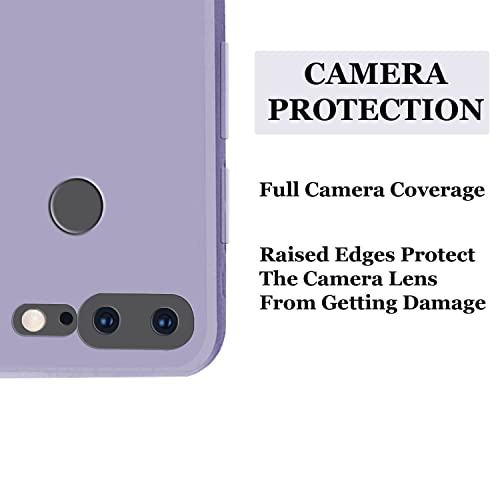 Image of A rtistque Liquid TPU Silicone Matte Shockproof Flexible Without Camera Protection Soft Back Cover Case for OnePlus 5t - Purple