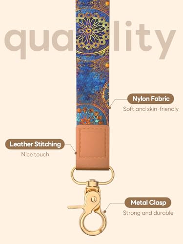 Image of Wristlet Keychain for Women and Men, Key Chain Holder, Wrist Lanyard for Keys