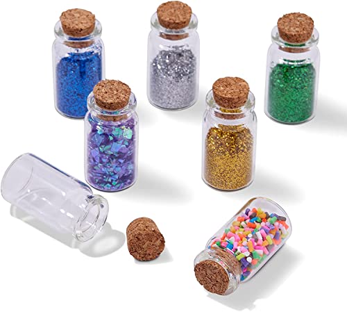 LORD C Empty Spell Jars Small Glass Bottles With Cork Lids Miniature Potion Bottle For Diy Arts Crafts Decoration Weddings Wish Jewelry Party Favors Storage Accessories (5) - Cosy Home Interiors LORD C Empty Spell Jars Small Glass Bottles With Cork Lids Miniature Potion Bottle For Diy Arts Crafts Decoration Weddings Wish Jewelry Party Favors Storage Accessories (5) - Image 3
