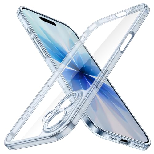 JETech Coque Fine pour iPhone 17 6,3 Pouces avec Objectif de Caméra Protection Complète, Étui Housse Transparente Protectrice Minimaliste Ultra Mince Légère (Brume)