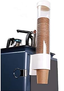 Disposable Cup Dispenser, Wall Mounted Cup Dispenser,Paper or Plastic Cup Organizer,Including Magnetic Plate Cup Rack (L for 8-14 oz Cups)