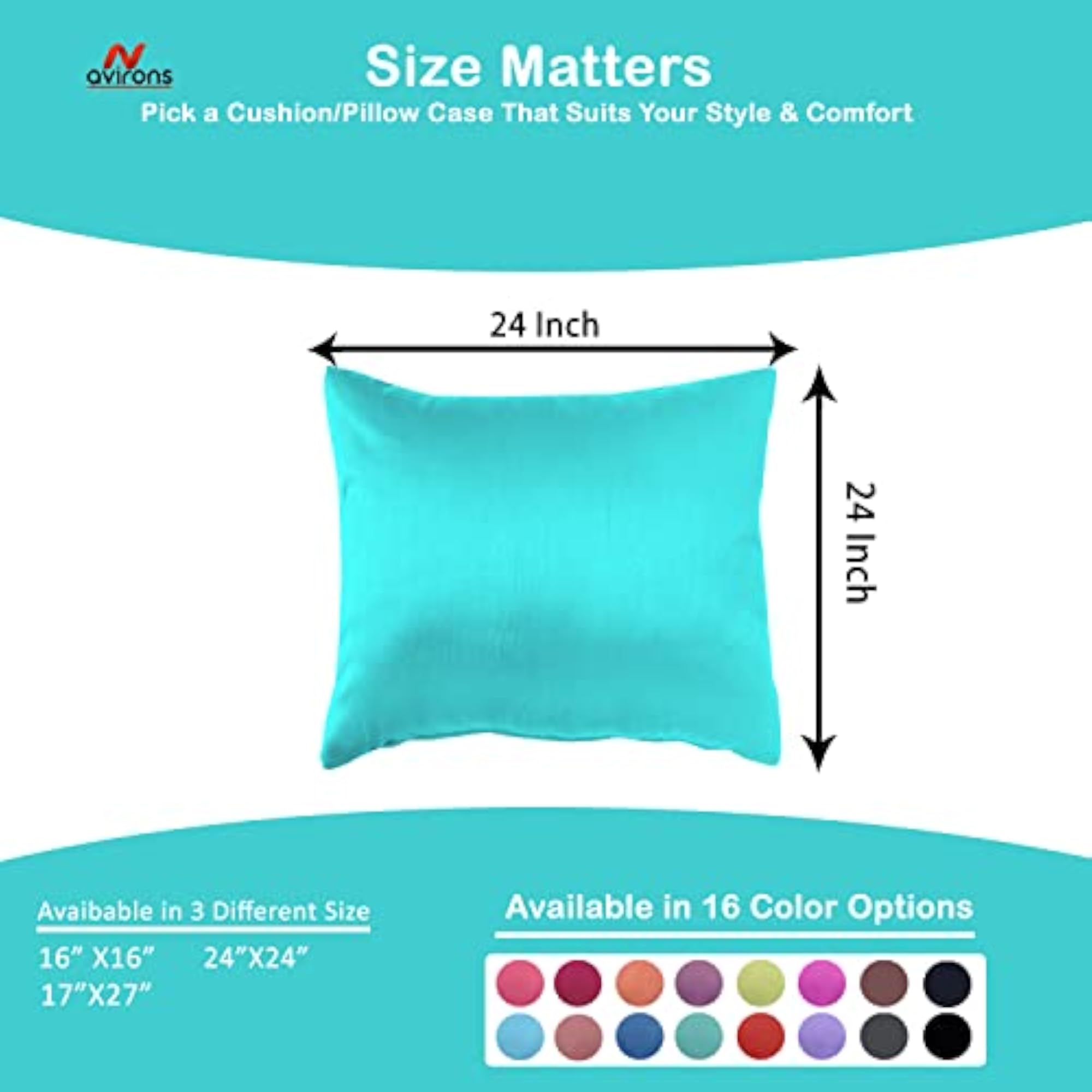 Satin Silk Cushion Covers Set of 2