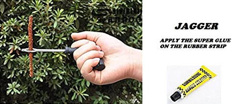 Jagger Premium Tubeless Tyre Puncture Kit For Car & Motorcycle