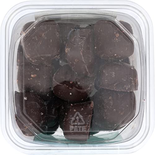 Image of Nassau Candy, Candy Dark Chocolate Sea Salt Caramels, 16 Ounce