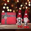 2pcs Home Decor Gnomes with Gift Box, Fall Decor Cute Gnome Suitable for Room, Office, Liveroom, Bedroom Decor, for Men & Women. First Choice for Birthday, Christmas, Fall Decorations., Red