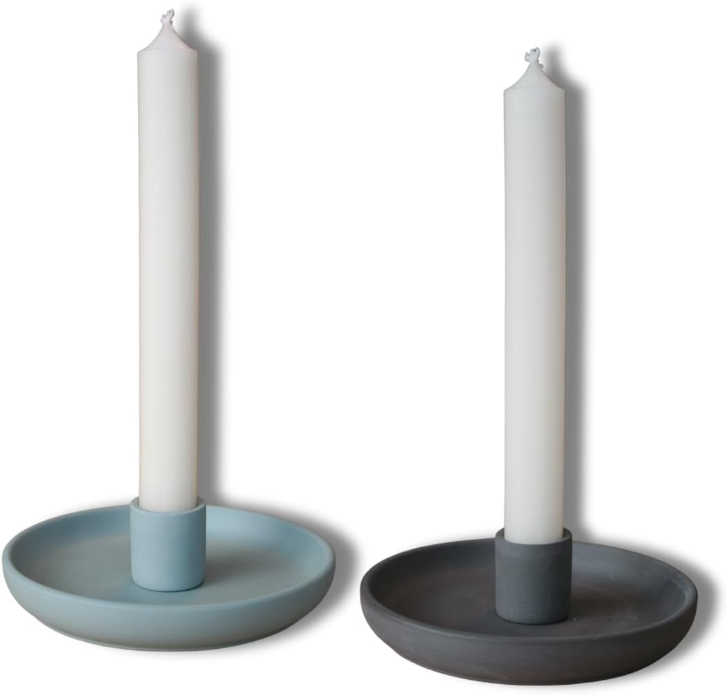 ZUNOXAZ Wandkerzenhalter Modern - Schwarzer Metallhalter Mit Glas 22,5x14cm