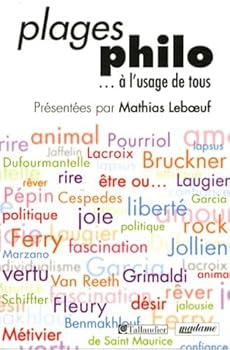 Paperback Plage philo: À l'usage de tous [French] Book