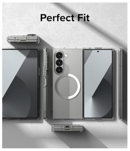 Image of Hybird Shockproof Mobile Back Case Cover for Samsung Galaxy Z Fold 8 Ultra 5G Clear Ceas with Magnetic Support Anti Yellow Slim Back Cover Case Galaxy Z Fold8 Ultra 5G Cover