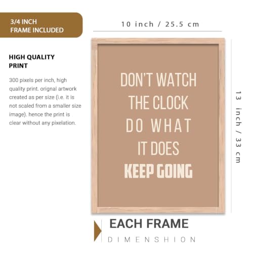 Image of kotart Inspired poster Motivational Quotes | Wall Hanging frames for Living Room | Bedroom | Office | Gift | Decoration frames for Home | Painting wall Decor - Set of 6 Multicolo (10x13 inch, C)