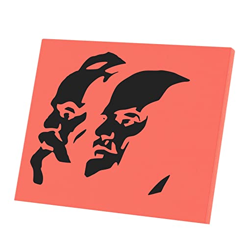 Tableau Lénine Marx URSS pour personnaliser un mur blanc avec style historique
