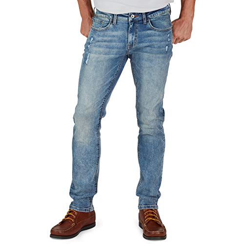 Weatherproof Vintage Men s Slim Fit Super-Soft Stretch Denim Jeans, Five Pocket
