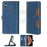 Aroepurt Flip Cover Compatibile con Xiaomi Mi Mix 3 5g Custodia Case Cover + Morbido Pellicola Protettiva [Funzione Staffa] CM-LAN