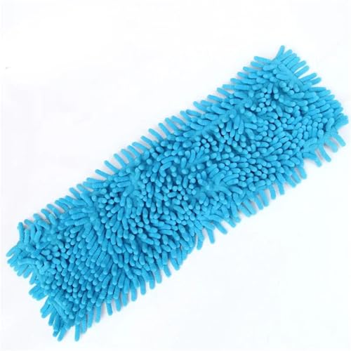 YGLONG Mop Pads Cabezal de Repuesto for fregona, paño de Limpieza de Suelos, Microfibra, Almohadilla autogirable.(Blue)