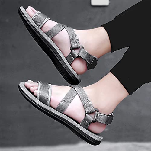 Men Sandals Beach Casual Shoes Men Slippers Comfort Water Flip Flops Sandalias(D,11code)3